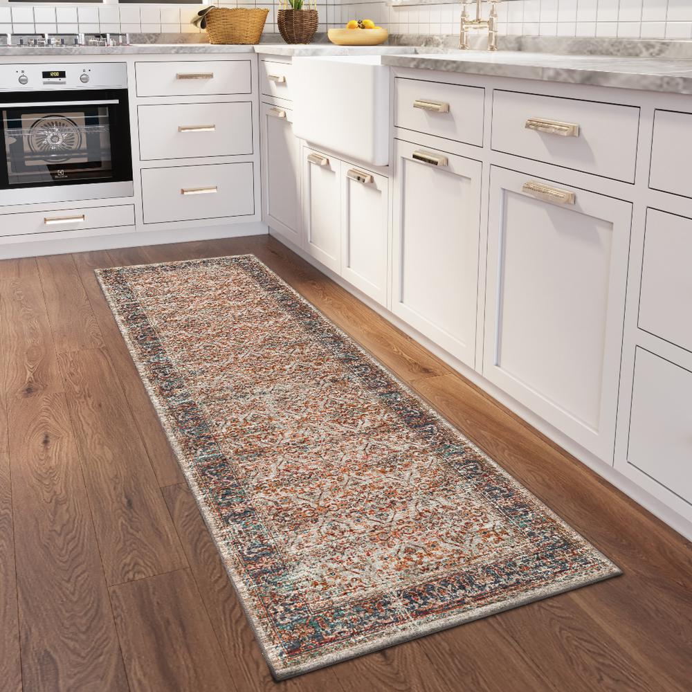 Jericho JC10 Linen 2'6" x 10' Runner Rug. Picture 2