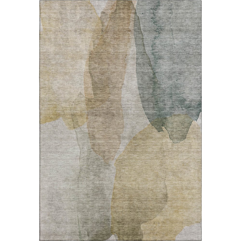 Luxury Washable Indoor/Outdoor Ravenna Wheat 3' x 5' Rug. Picture 1
