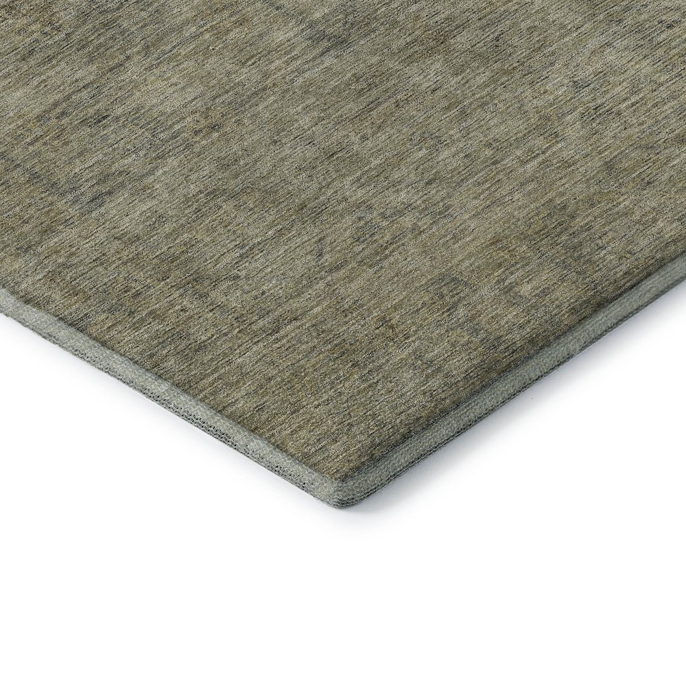 Luxury Washable Indoor/Outdoor Ravenna Khaki 2'3" x 7'6" Runner Rug. Picture 2