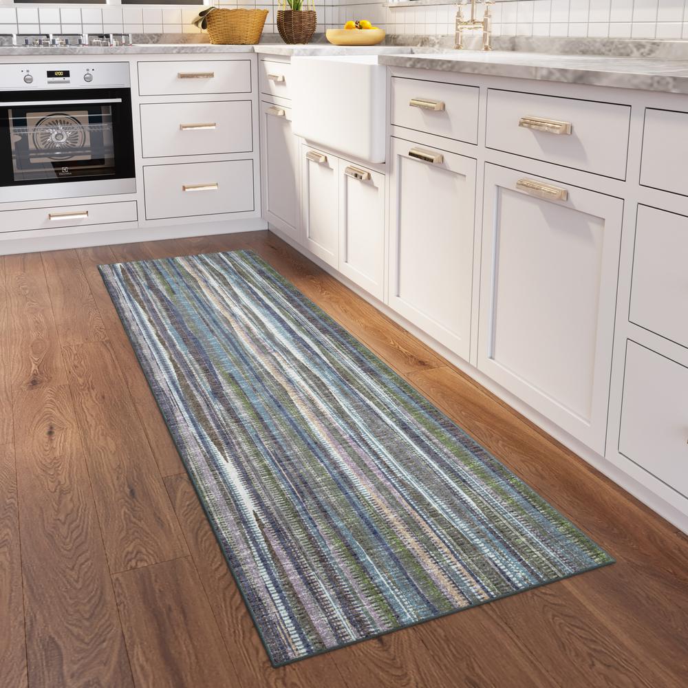Amador AA1 Violet 2'6" x 10' Runner Rug. Picture 2