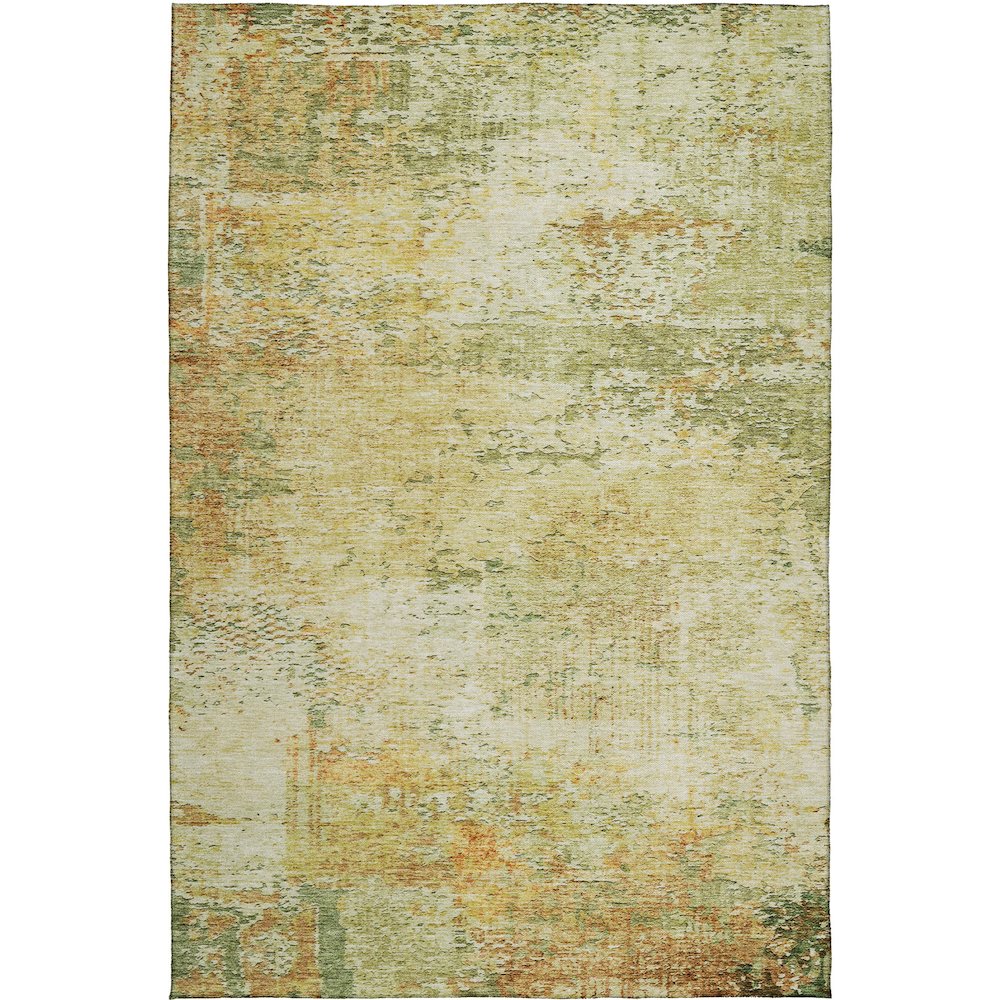Luxury Washable Indoor/Outdoor Solace Fern 3' x 5' Rug. Picture 1