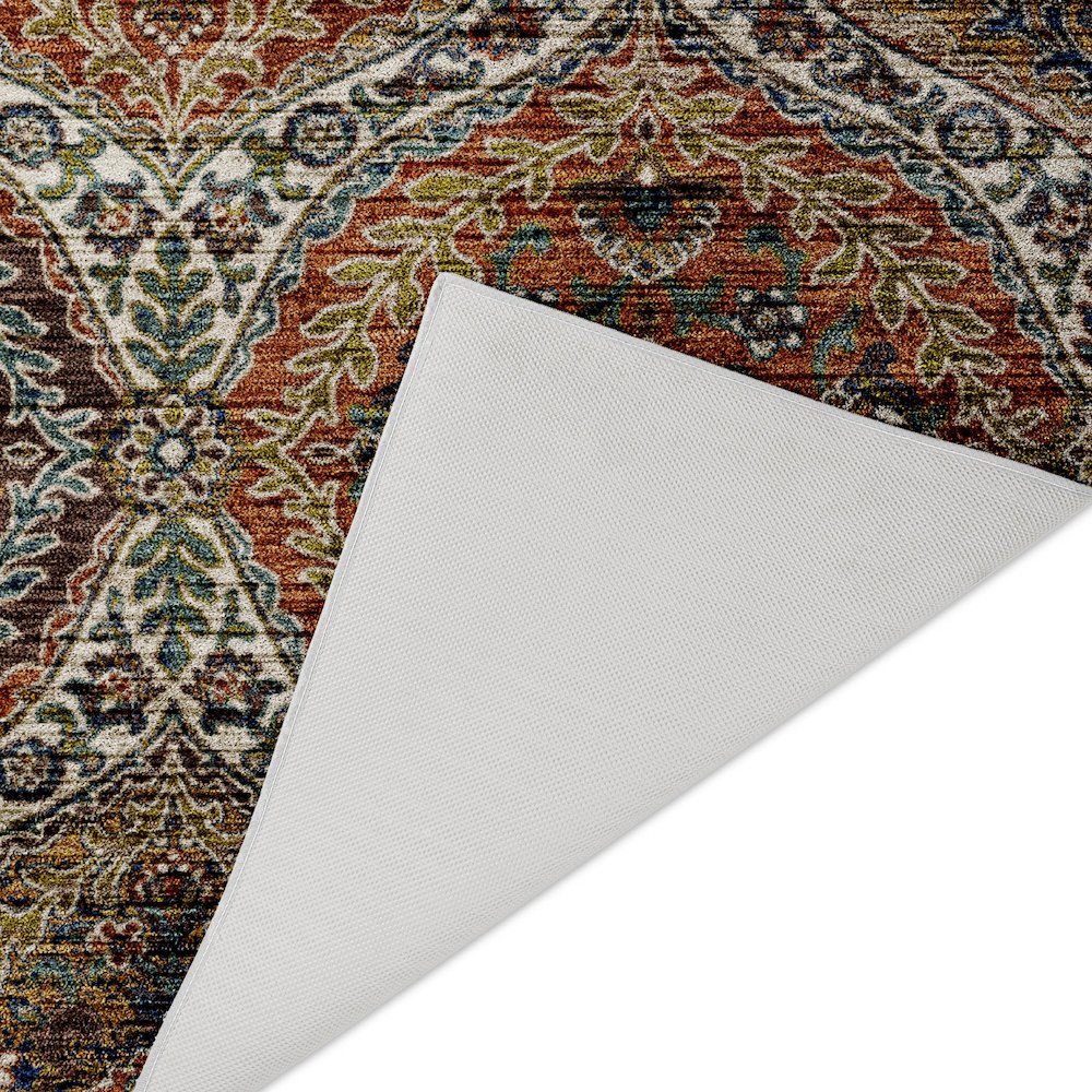 Indoor/Outdoor Silk Road Multi 2'3" x 7'6" Runner Rug. Picture 4
