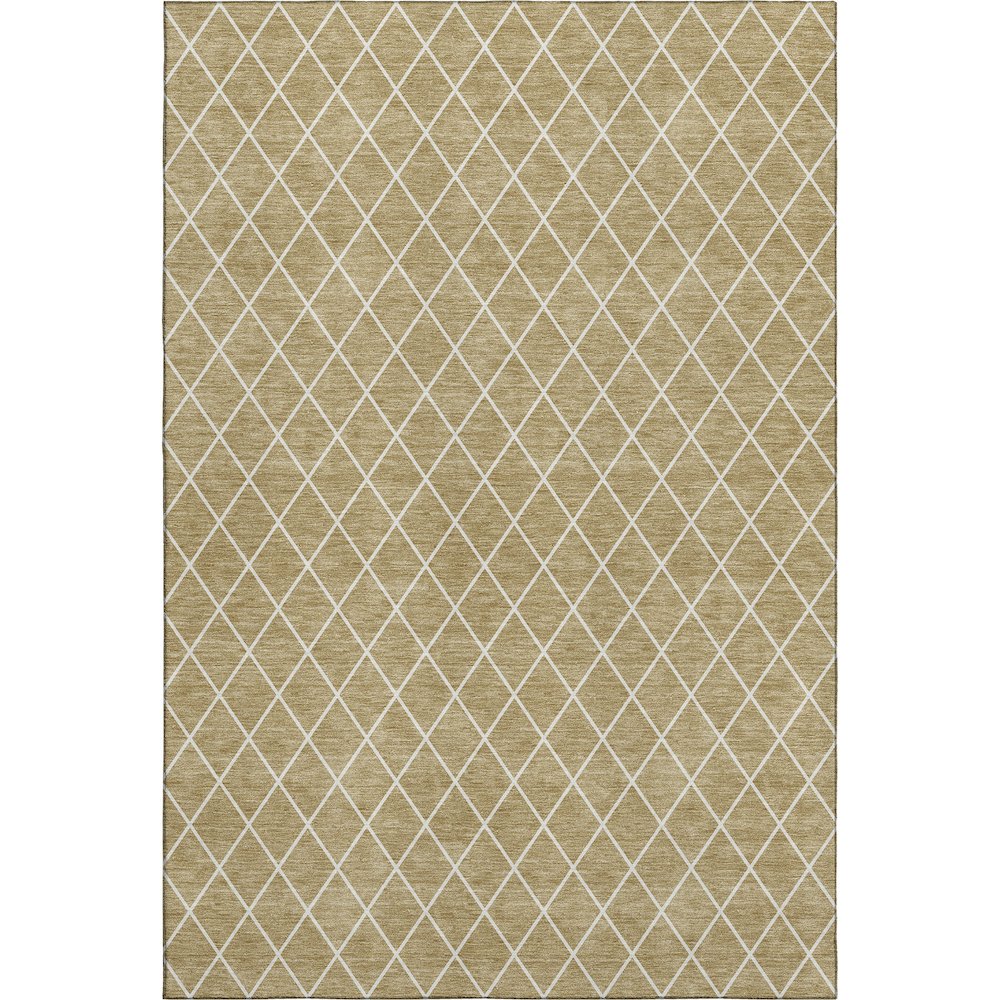 Luxury Washable Indoor/Outdoor The Reserve Walnut 3' x 5' Rug. Picture 1