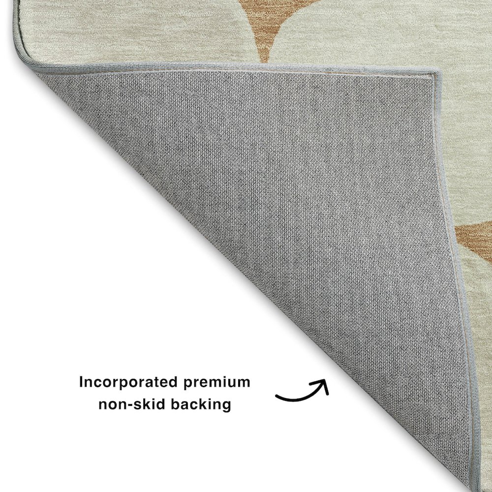 Luxury Washable Indoor/Outdoor The Reserve Copper 2'3" x 7'6" Runner Rug. Picture 4