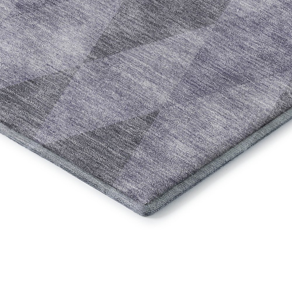 Luxury Washable Indoor/Outdoor The Reserve Lavender 2'3" x 7'6" Runner Rug. Picture 2