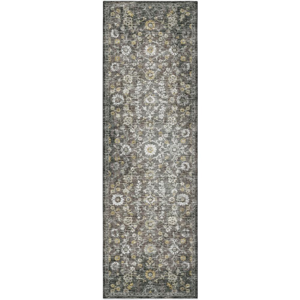Tuscany TU2 Gray 2'6" x 12' Rug. Picture 1