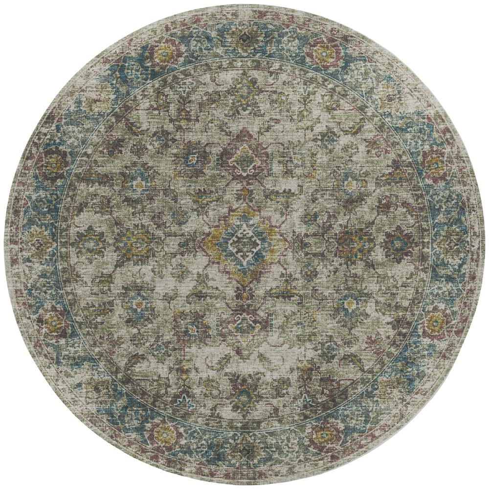 Tuscany TU7 Linen 4' x 4' Rug. Picture 1