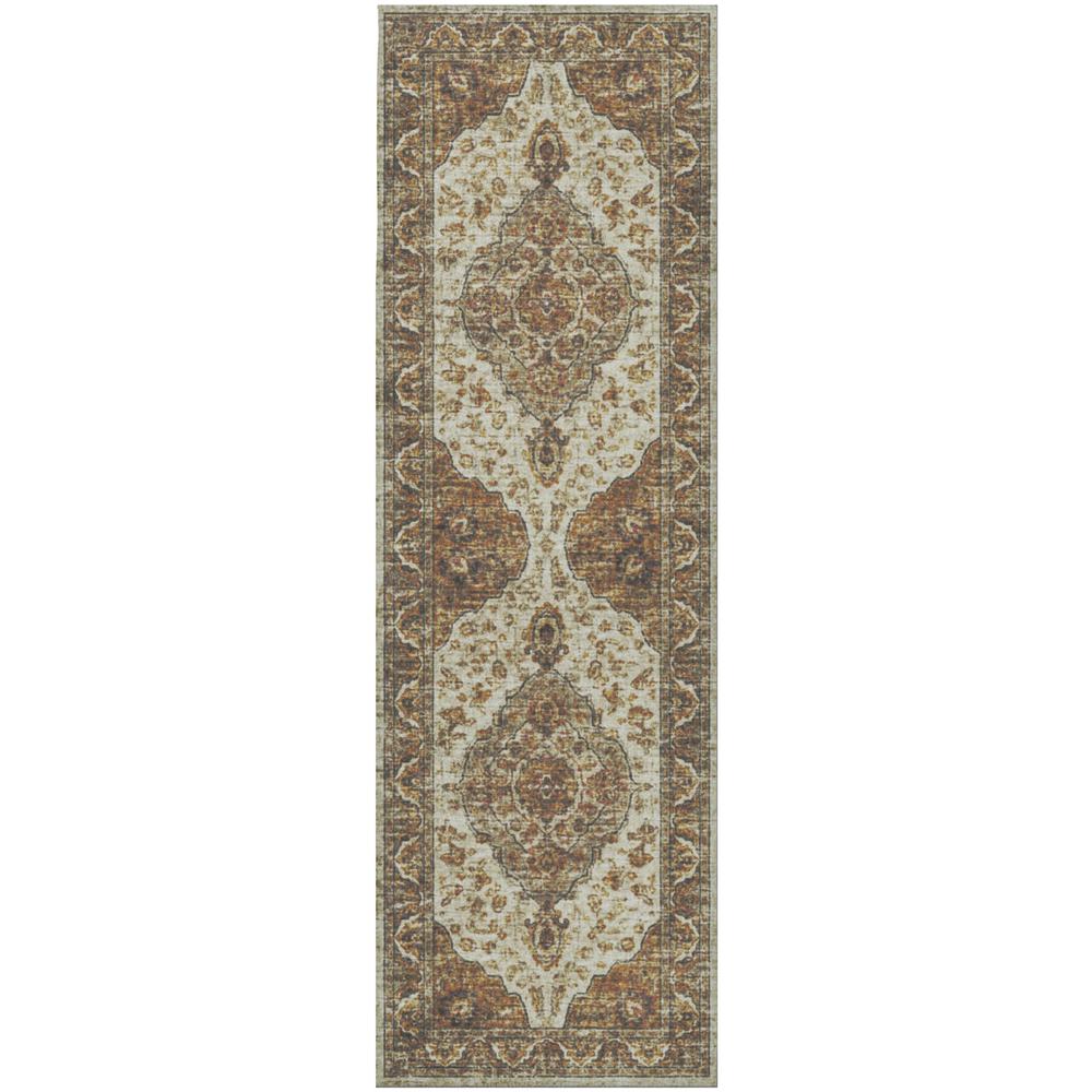 Tuscany TU9 Gold 2'6" x 12' Rug. Picture 1