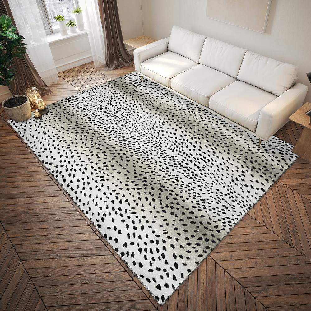 Safari Pearl Animal Animal Print 9' x 12' Area Rug Pearl ASF33. Picture 1