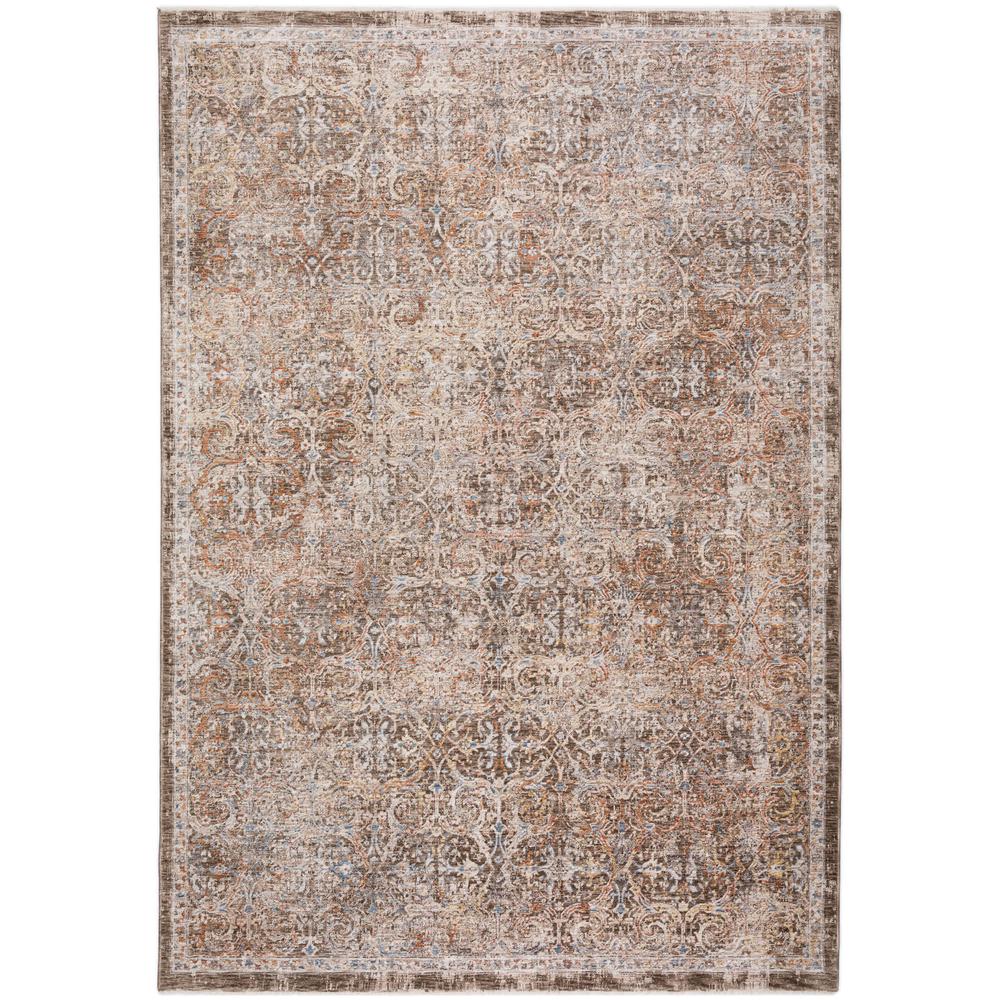 Vienna VI7 Chocolate 5' x 7'10" Rug. Picture 1