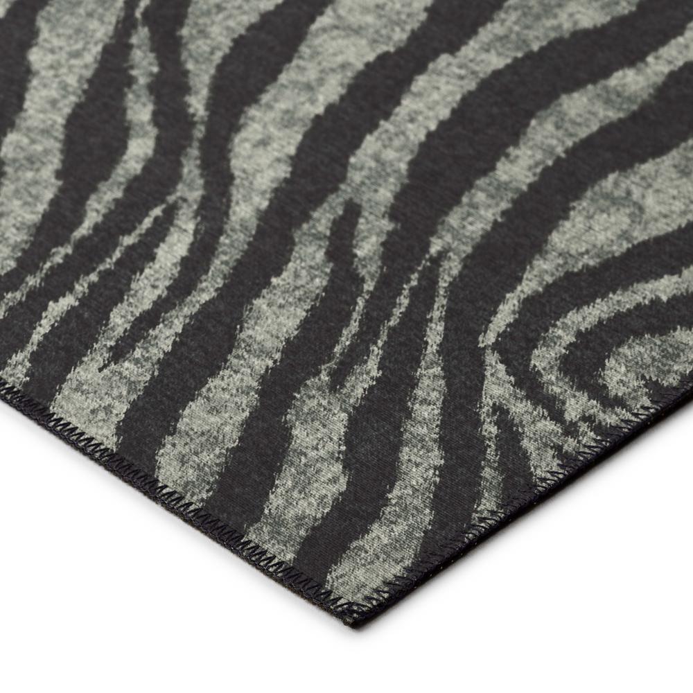 Safari Shadow Animal Animal Print 2'3" x 7'6" Runner Rug Shadow ASF31. Picture 3