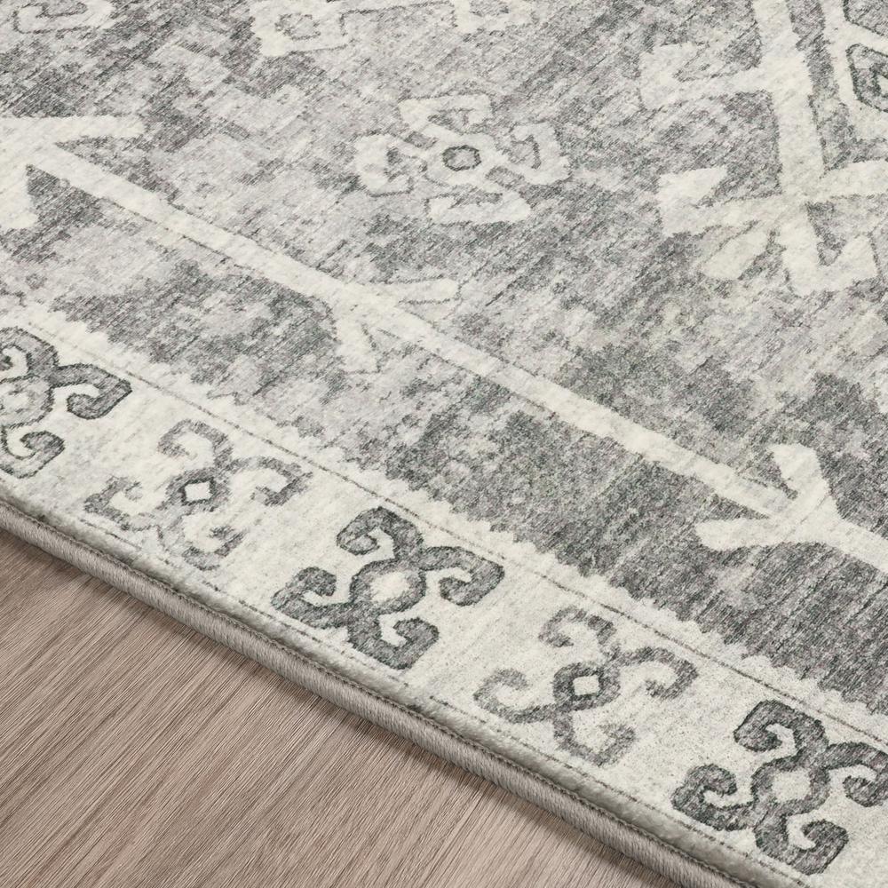 Brisbane BR2 Silver 2'3" x 7'6" Runner Rug. Picture 5