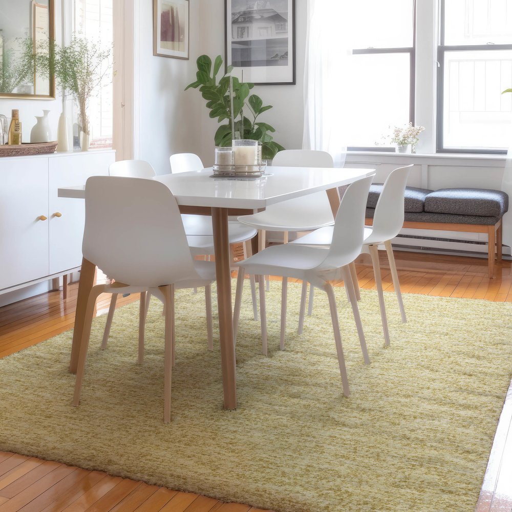 Luxury Washable Voyage VY2 Gold 3' x 5' Rug. Picture 5
