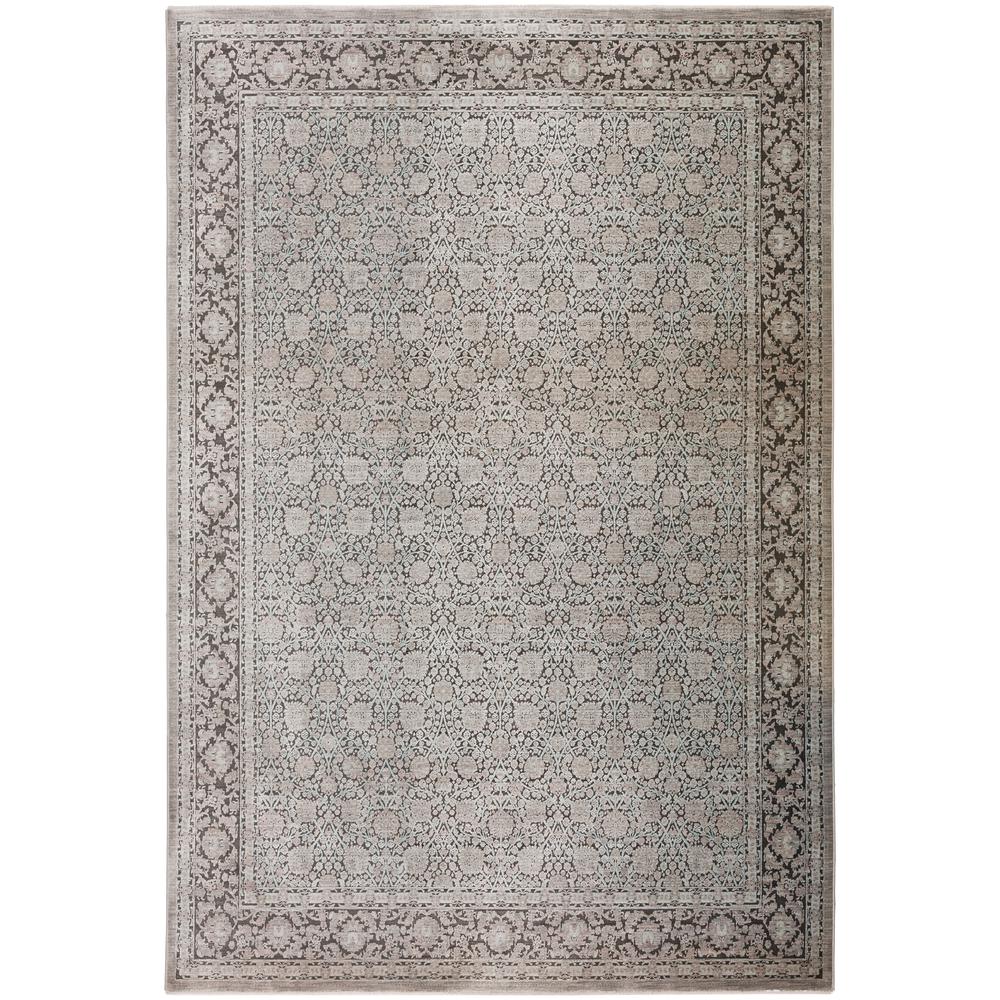 Vizcia VZ1 Gray 1'8" x 2'6" Rug. Picture 1