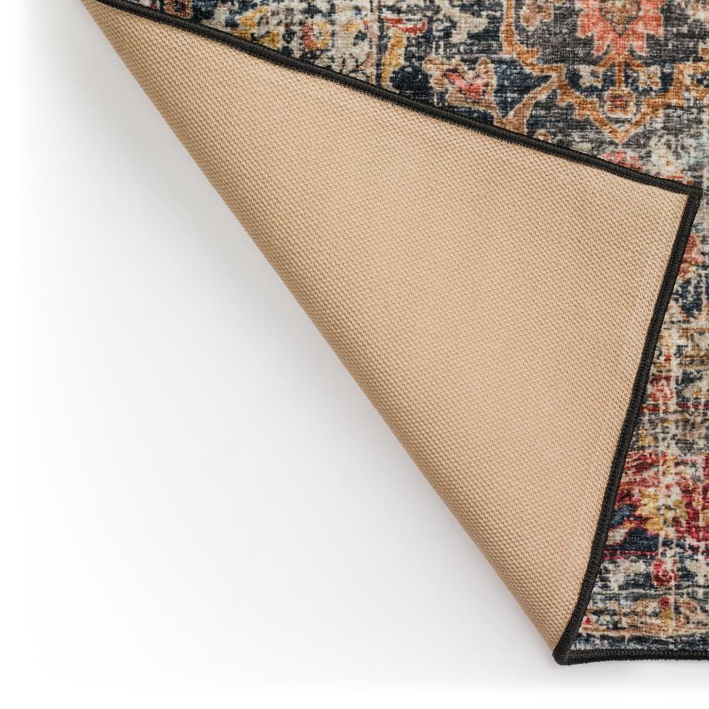 Jericho JC3 Charcoal 10' x 10' Round Rug. Picture 6