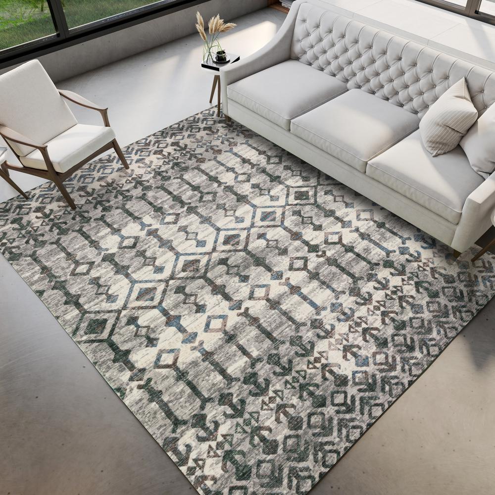 Brisbane BR8 Silver 5' x 7'6" Rug. Picture 2