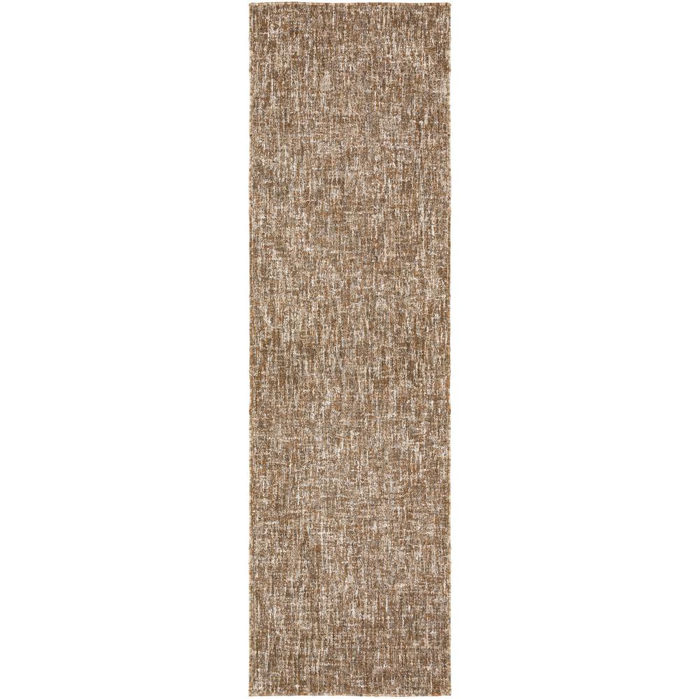 Mateo ME1 Mocha 2'3" x 7'6" Runner Rug. Picture 1