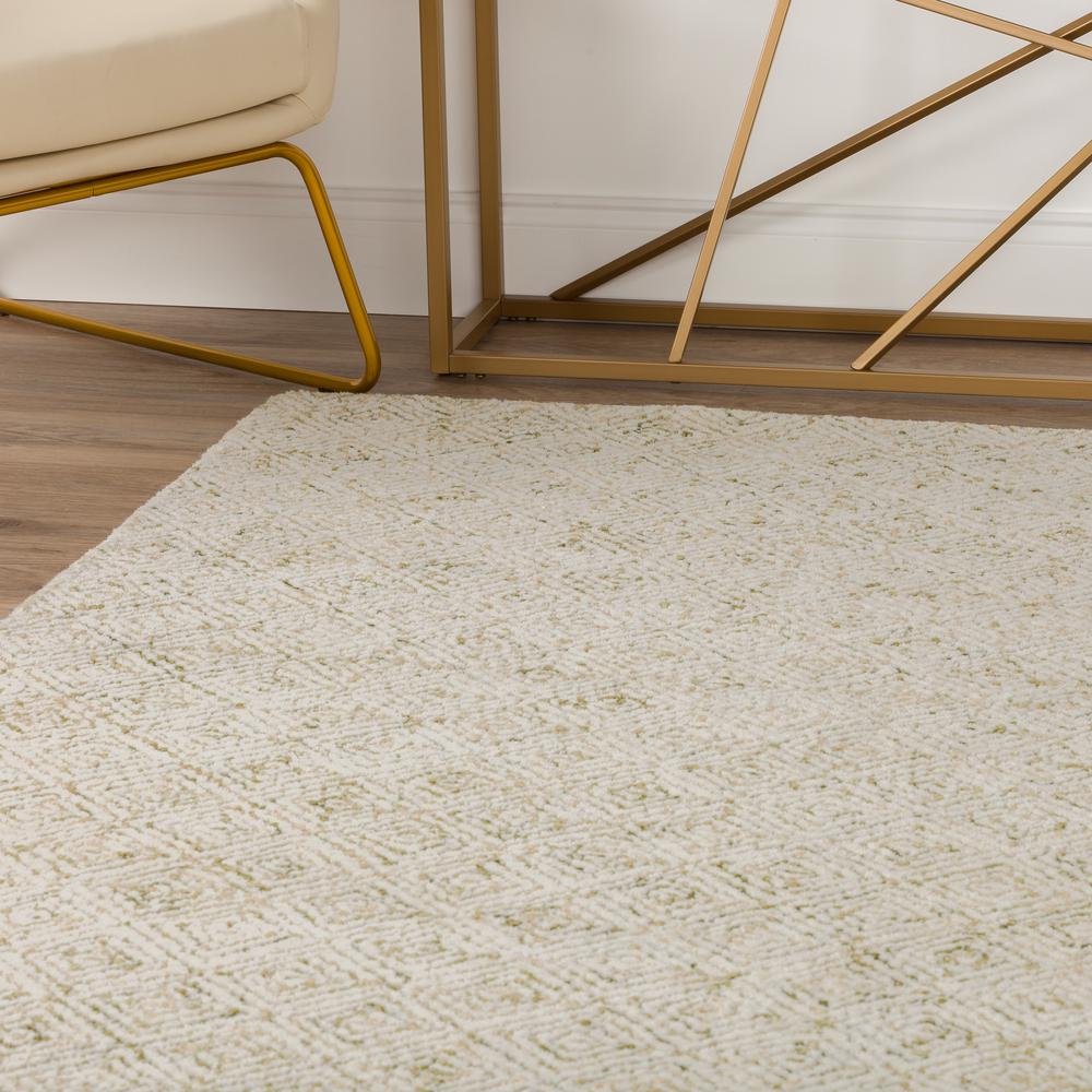 Zoe ZZ1 Lime 8' x 10' Rug. Picture 9