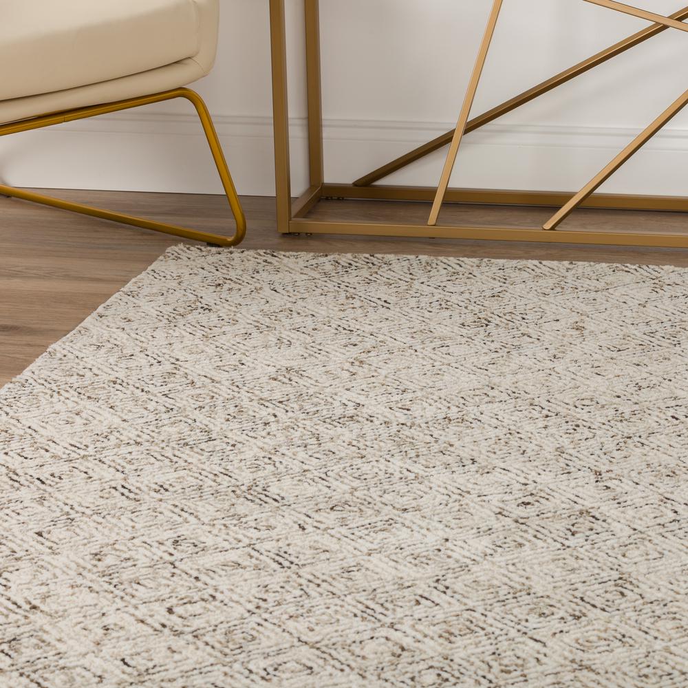 Zoe ZZ1 Chocolate 8' x 10' Rug. Picture 9