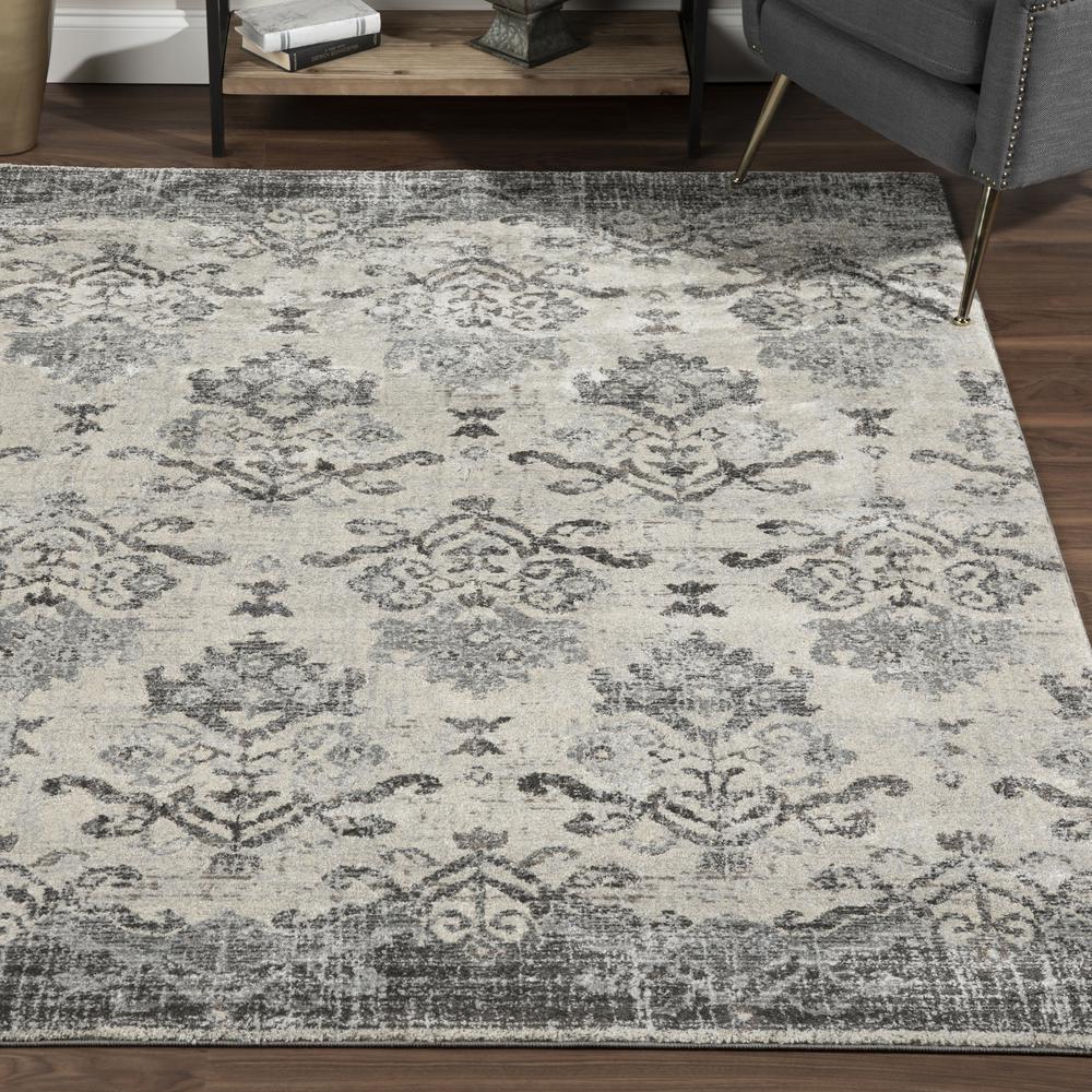 Antigua AN11 Pewter 3'3" x 5'3" Rug. Picture 2