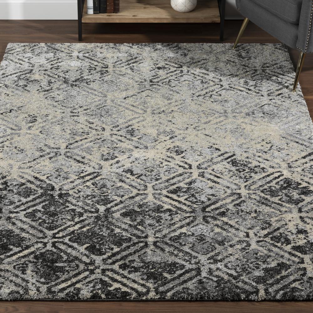 Aero AE8 Charcoal 7'10" x 10'7" Rug. Picture 2