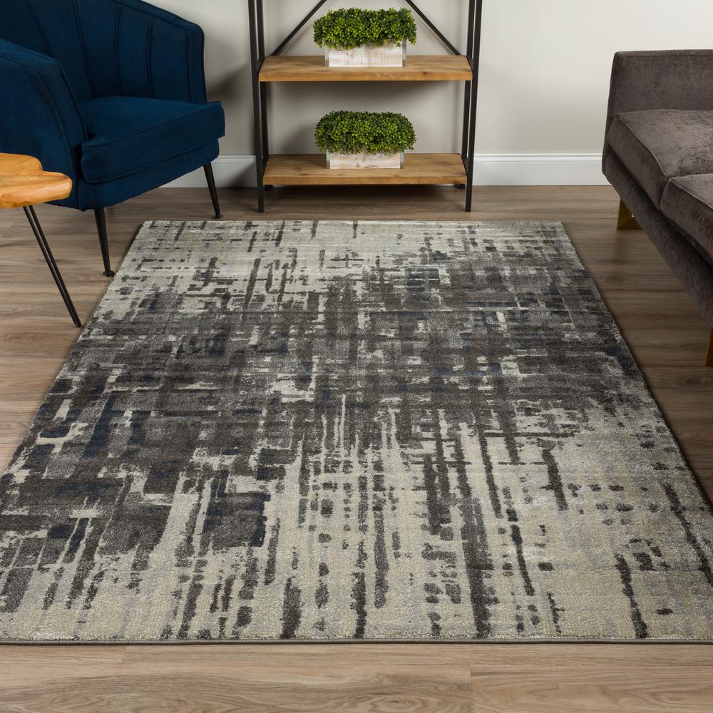 Upton UP1 Pewter 7'10" x 10'7" Rug. Picture 2
