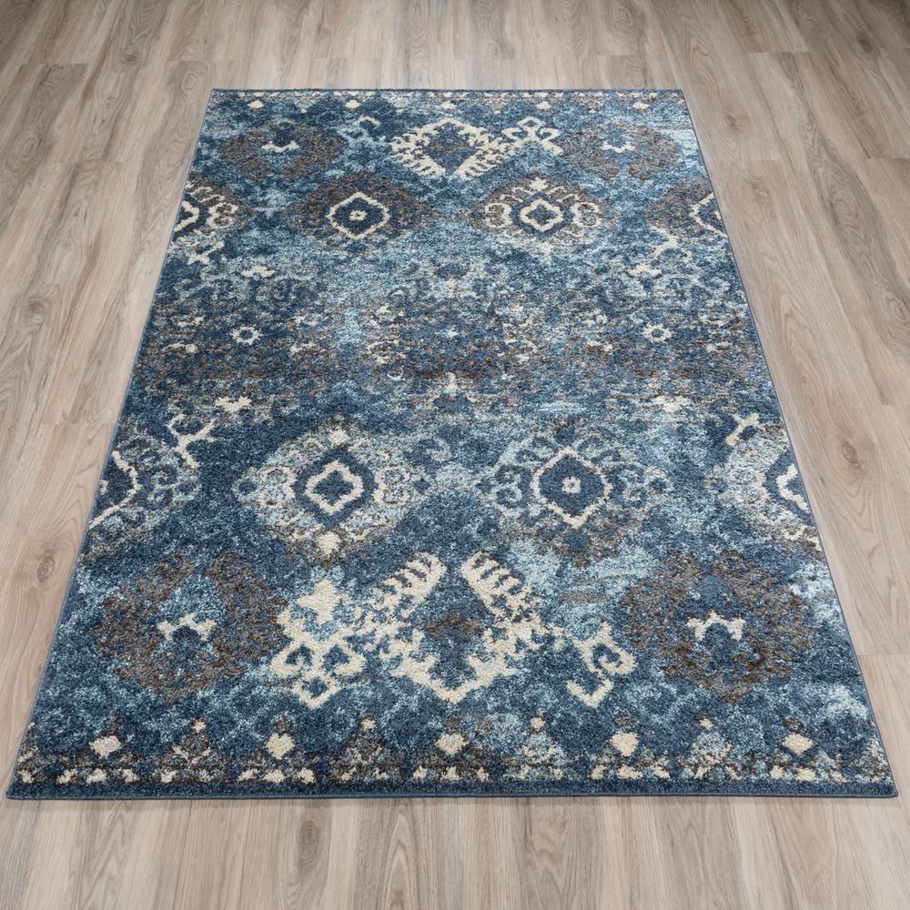 Gala GA10 Navy 8'2" x 10' Rug. Picture 12