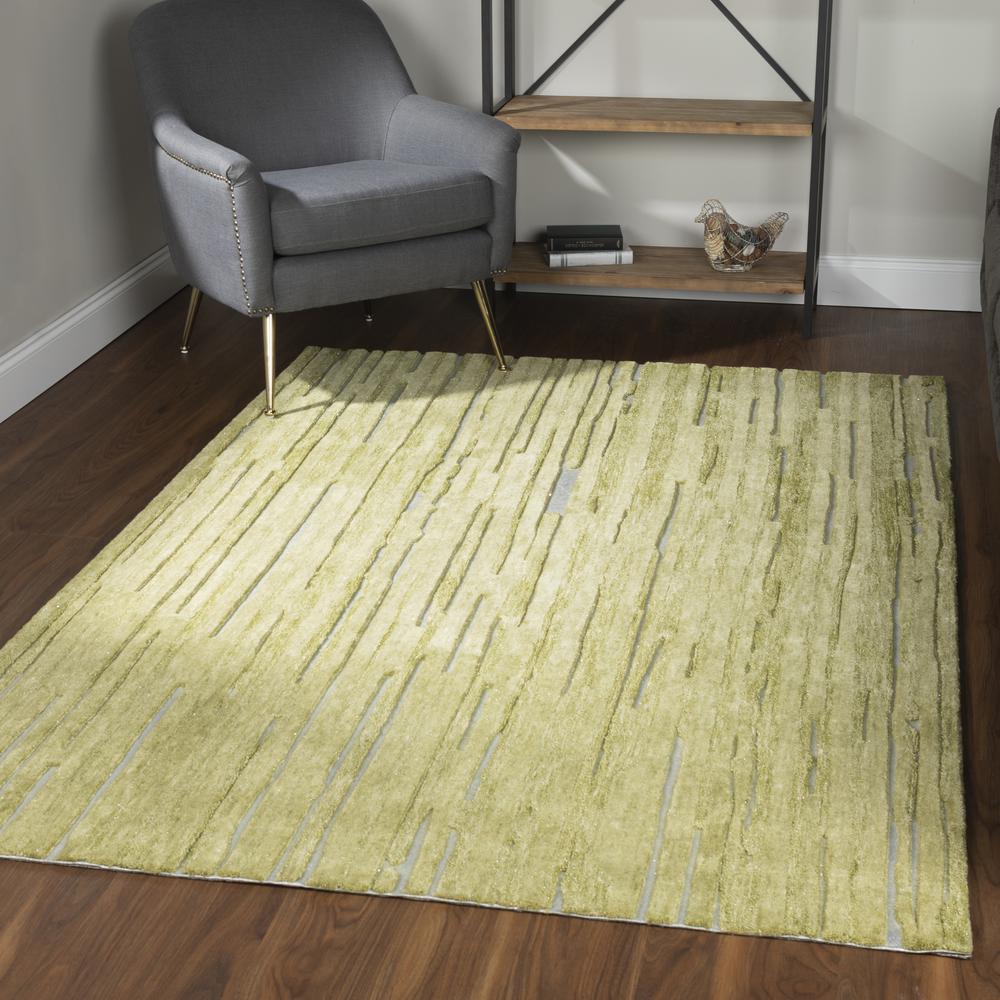 Vibes VB1 Green 8' x 10' Rug. Picture 2