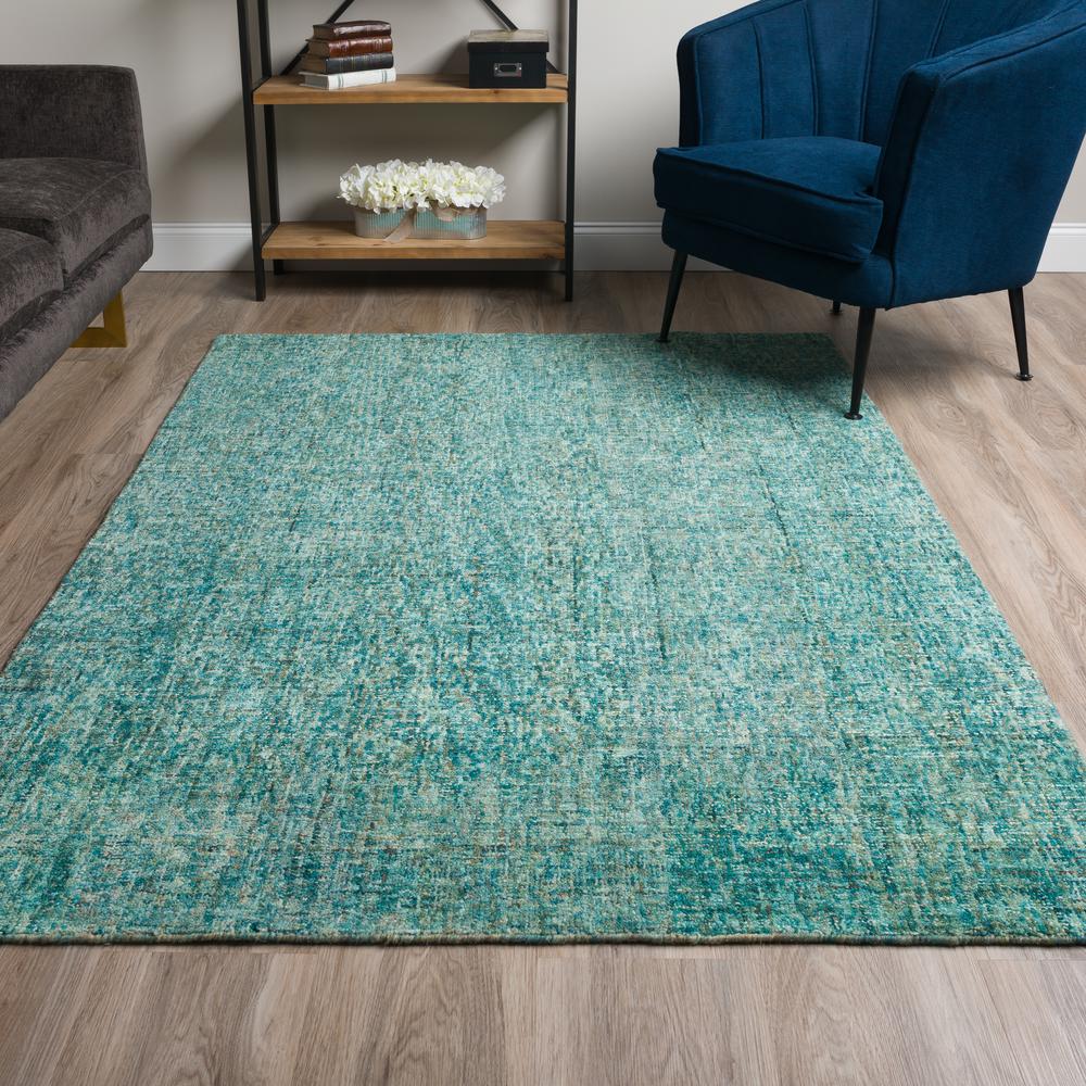 Calisa CS5 Turquoise 8' x 10' Rug. Picture 2