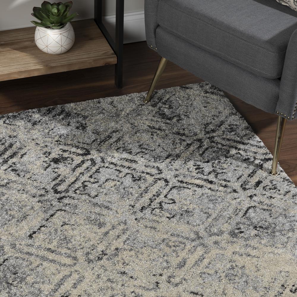 Aero AE8 Charcoal 7'10" x 10'7" Rug. Picture 9
