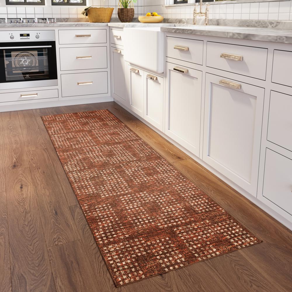 Delano DA1 Paprika 2'6" x 12' Runner Rug. Picture 2