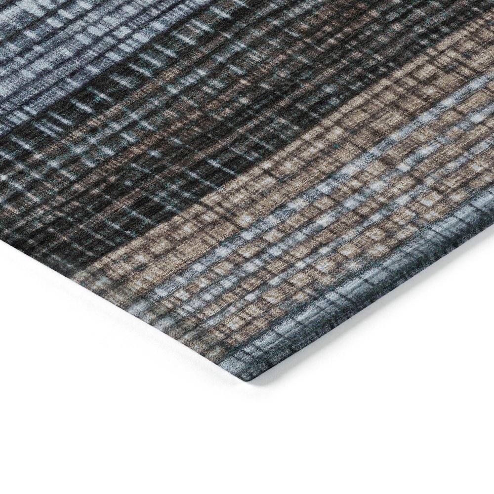 Machine Washable Indoor/Outdoor Chantille Teal 2'6" x 3'10" Rug. Picture 3