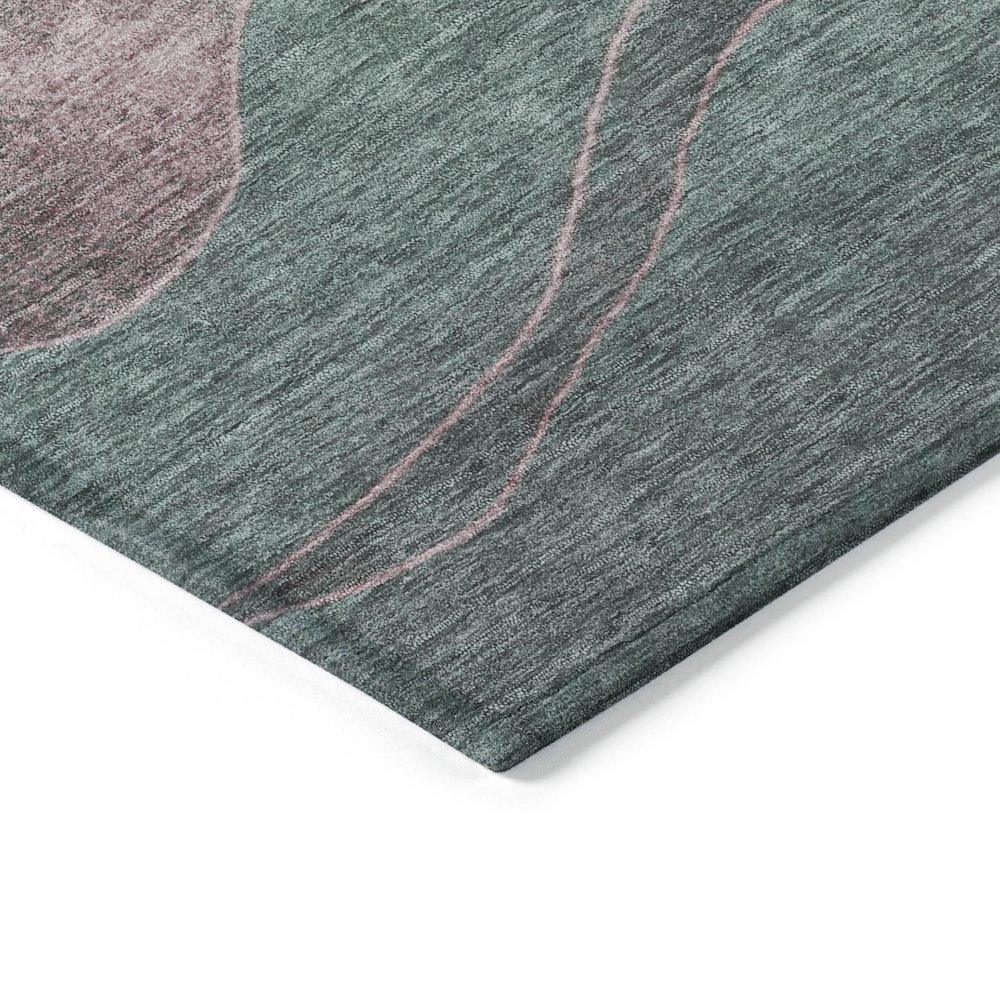 Machine Washable Indoor/Outdoor Chantille Sage 2'6" x 3'10" Rug. Picture 3