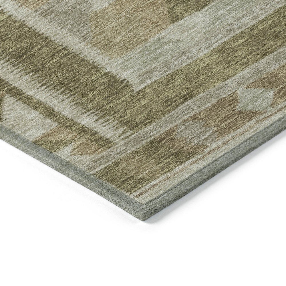 Machine Washable Indoor/Outdoor Chantille Linen 2'6" x 3'10" Rug. Picture 3