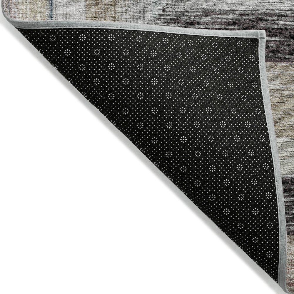 Machine Washable Indoor/Outdoor Chantille Beige 2'6" x 3'10" Rug. Picture 2