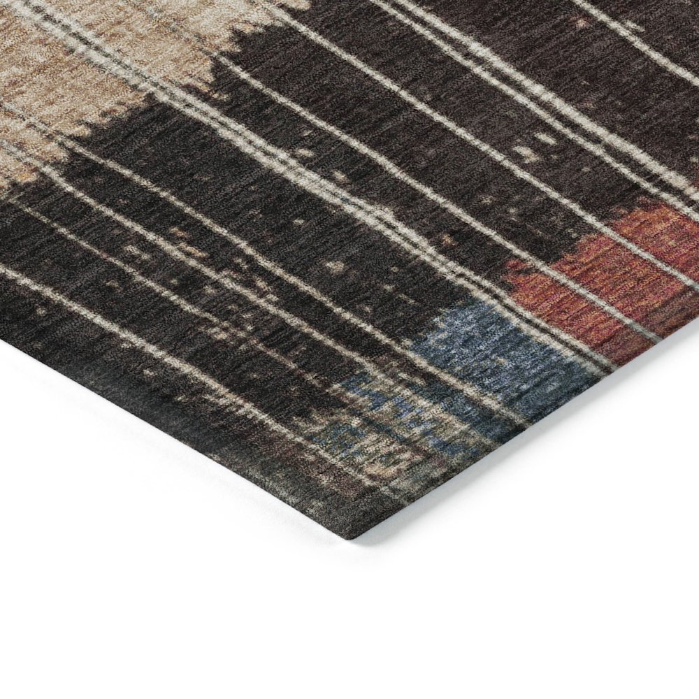 Machine Washable Indoor/Outdoor Chantille Beige 2'6" x 3'10" Rug. Picture 3