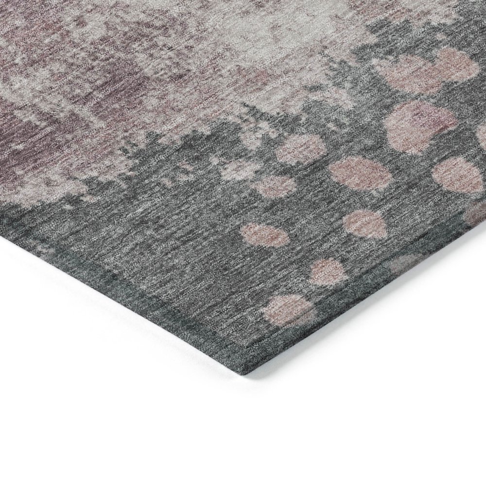 Machine Washable Indoor/Outdoor Chantille Blush 2'6" x 3'10" Rug. Picture 3