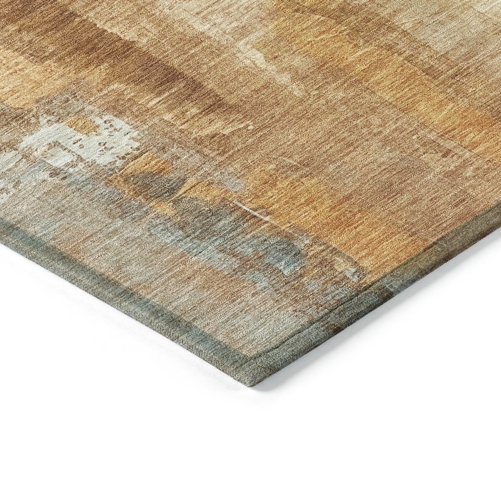 Machine Washable Indoor/Outdoor Chantille ACN2020 Copper 2'6" x 3'10" Rug. Picture 3