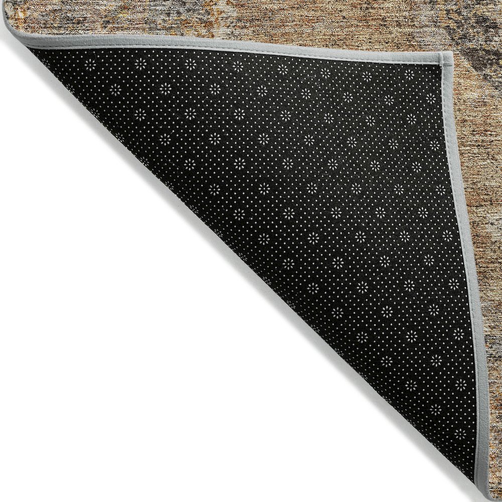 Machine Washable Indoor/Outdoor Chantille ACN2021 Copper 2'6" x 3'10" Rug. Picture 2