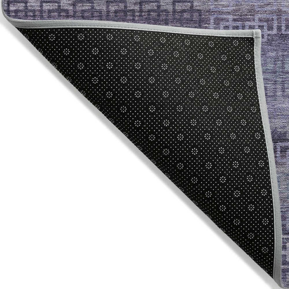 Machine Washable Indoor/Outdoor Chantille ACN2029 Plum 2'6" x 3'10" Rug. Picture 2