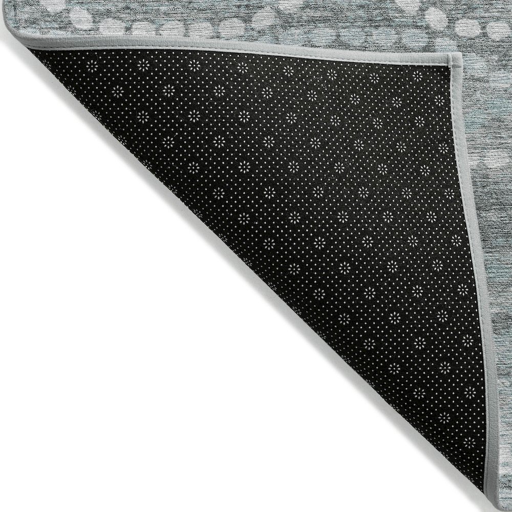 Machine Washable Indoor/Outdoor Chantille ACN2030 Teal 2'6" x 3'10" Rug. Picture 2