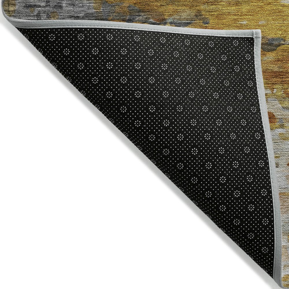 Machine Washable Indoor/Outdoor Chantille ACN2034 Copper 2'6" x 3'10" Rug. Picture 2