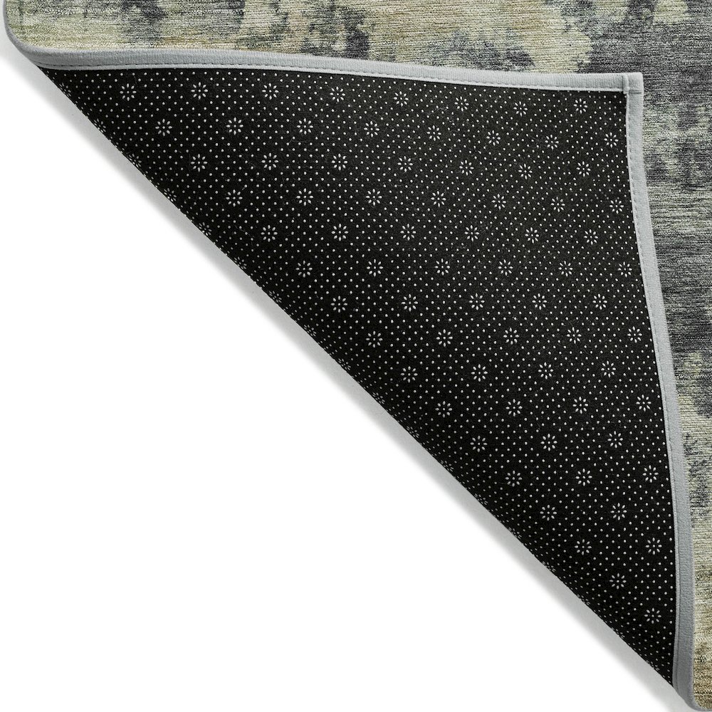 Machine Washable Indoor/Outdoor Chantille ACN2066 Gray 2'6" x 3'10" Rug. Picture 2