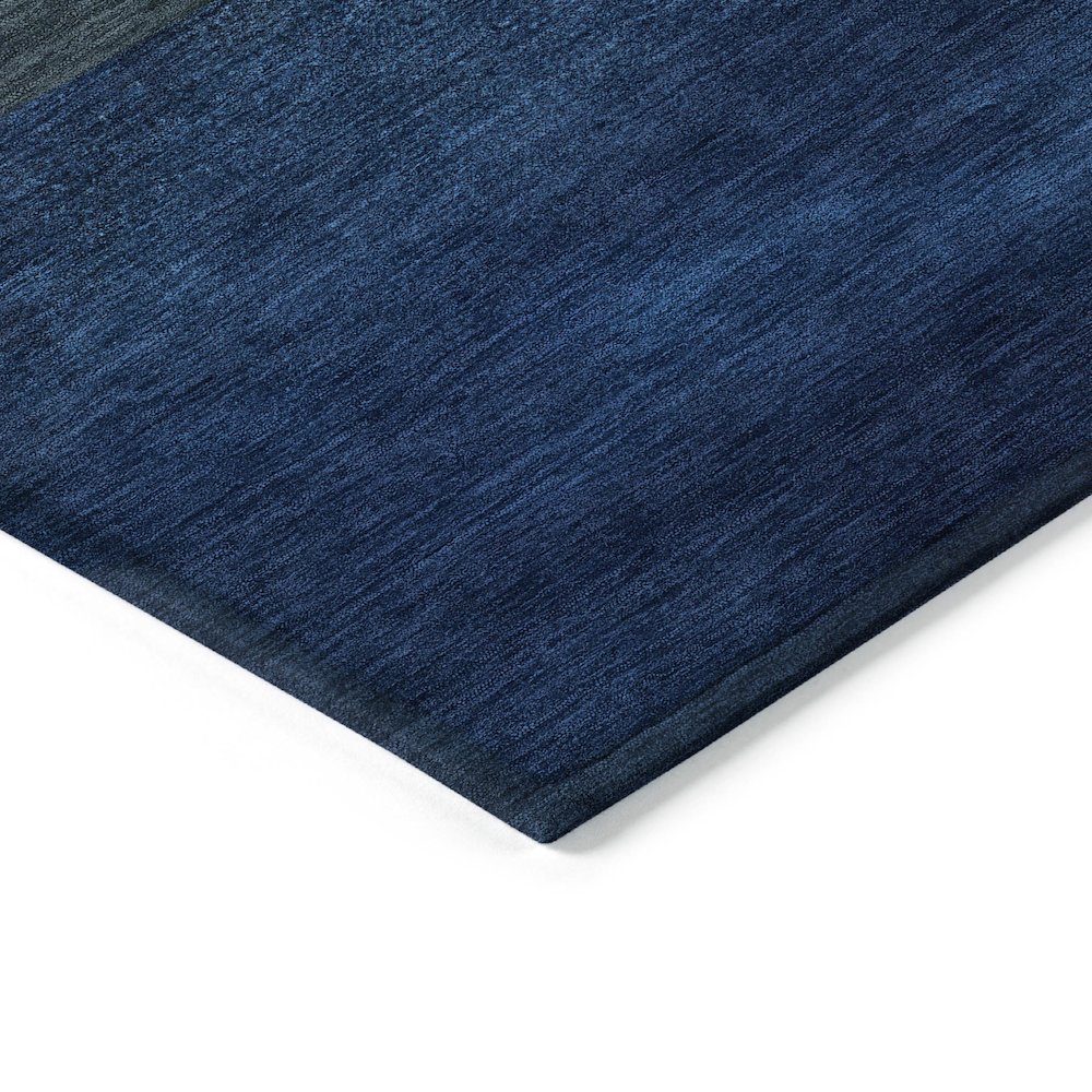 Machine Washable Indoor/Outdoor Chantille ACN2078 Blue 2'6" x 3'10" Rug. Picture 3