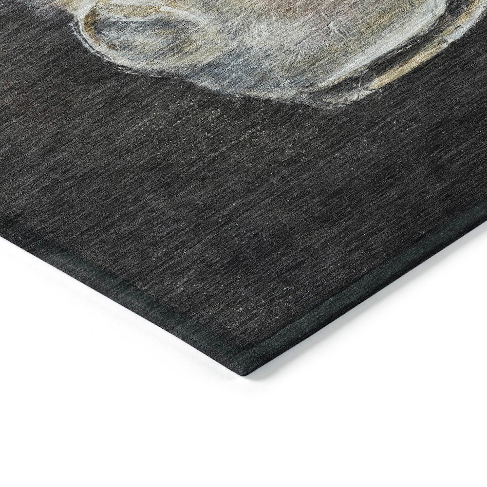 Machine Washable Indoor/Outdoor Chantille ACN2080 Ivory 2'6" x 3'10" Rug. Picture 3