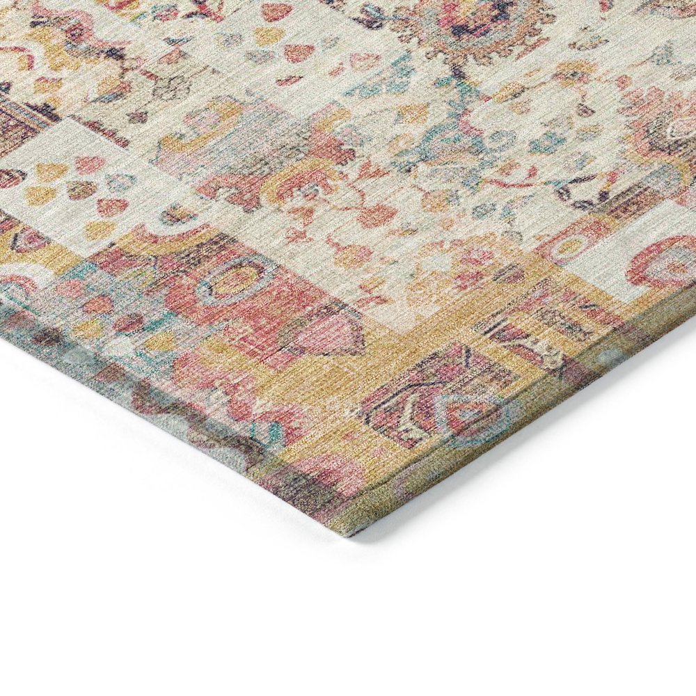 Machine Washable Indoor/Outdoor Chantille ACN2099 Pink 2'6" x 3'10" Rug. Picture 3