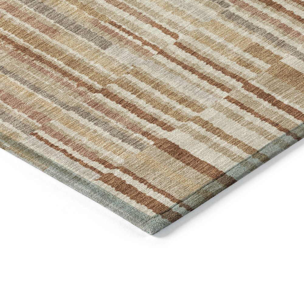 Machine Washable Indoor/Outdoor Chantille ACN2102 Terracotta 2'6" x 3'10" Rug. Picture 3