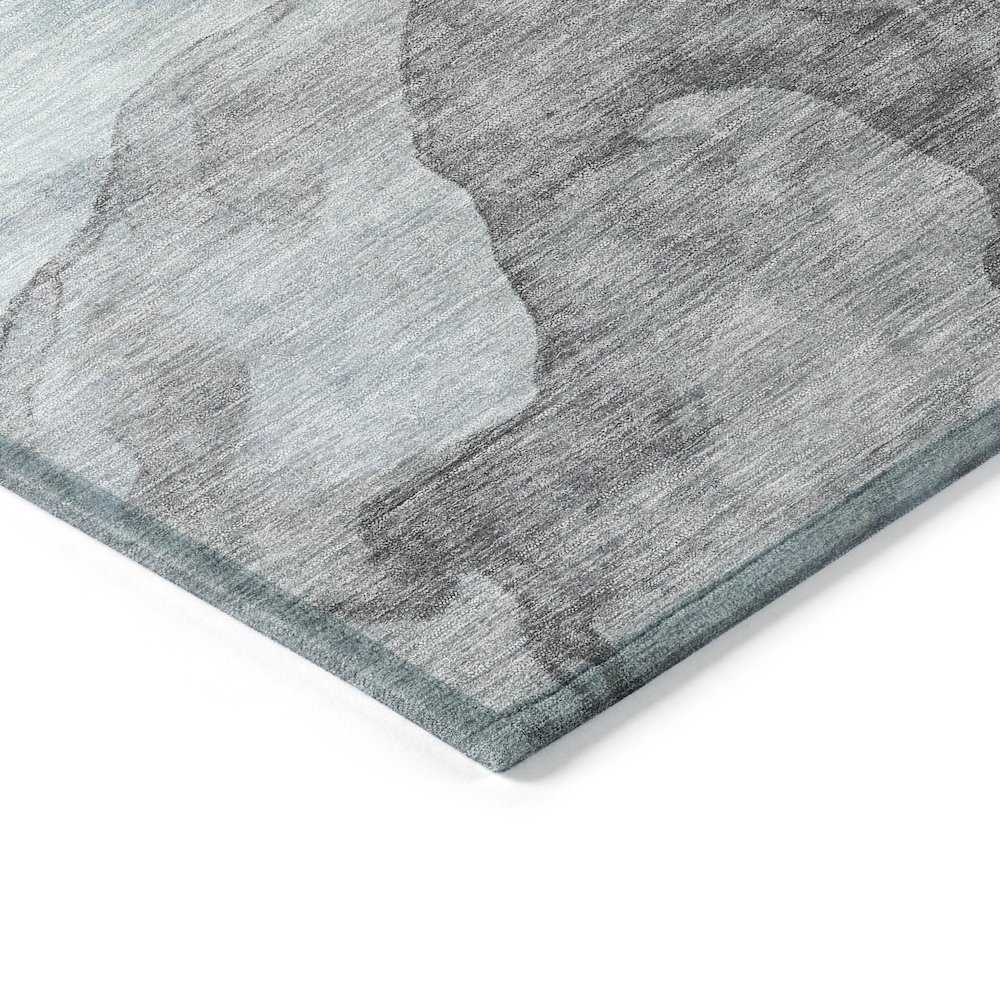Machine Washable Indoor/Outdoor Chantille ACN2109 Teal 2'6" x 3'10" Rug. Picture 3