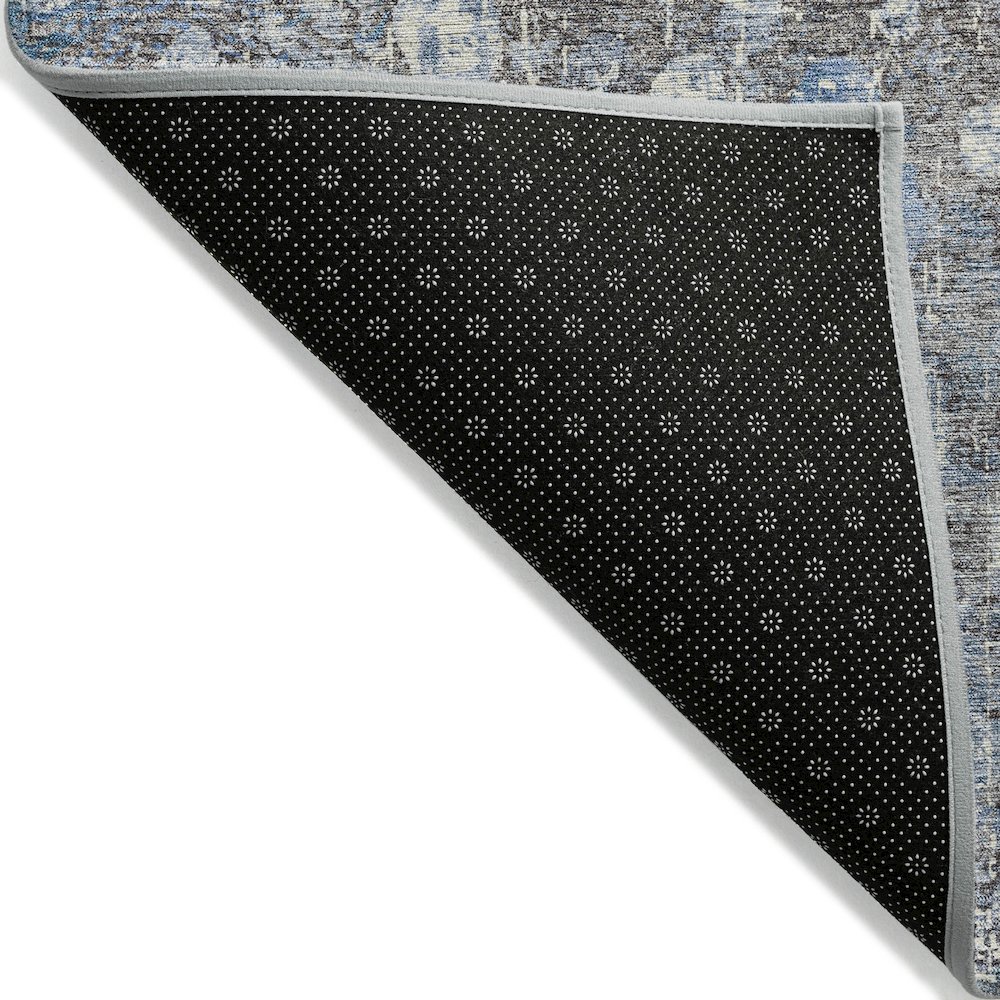 Machine Washable Indoor/Outdoor Chantille ACN2113 Blue 2'6" x 3'10" Rug. Picture 2