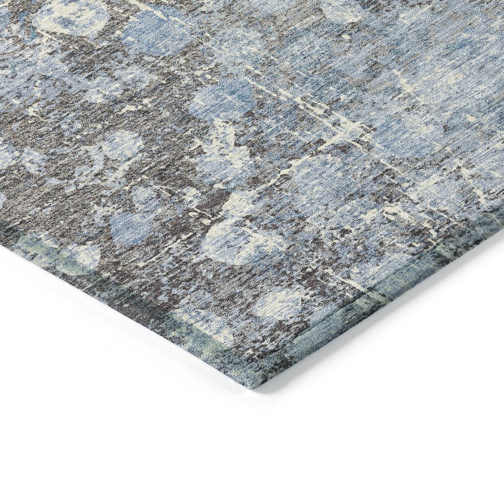 Machine Washable Indoor/Outdoor Chantille ACN2113 Blue 2'6" x 3'10" Rug. Picture 3